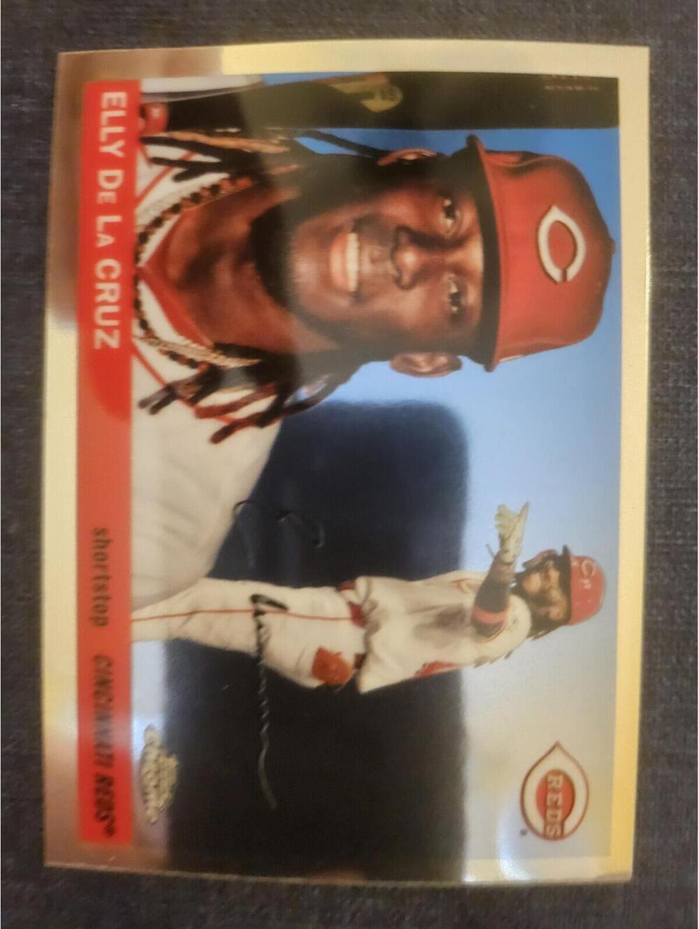 Elly De La Cruz - 2025 Topps Chrome Platinum 1955 Rails & Sails - #4 - Reds